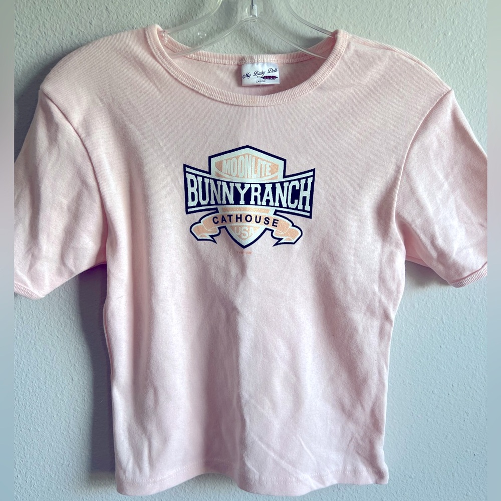 Moonlite Bunny Ranch/ Cathouse Pink Tee